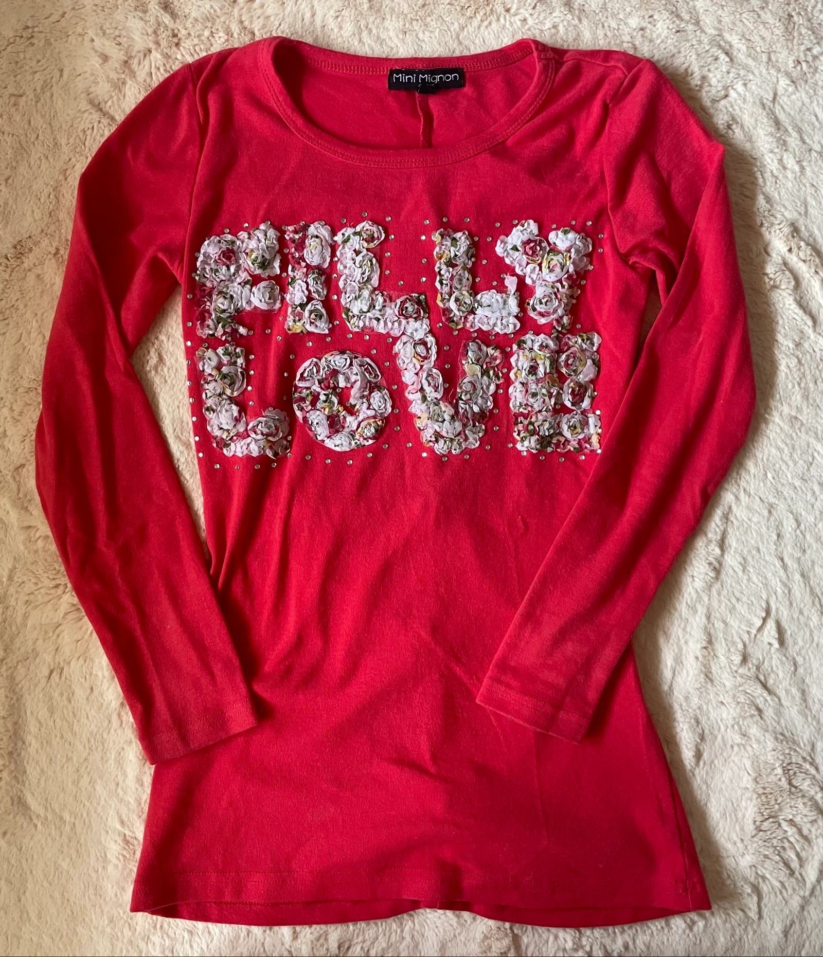 Camiseta Mini Mignon Paris Filly Love 12 años